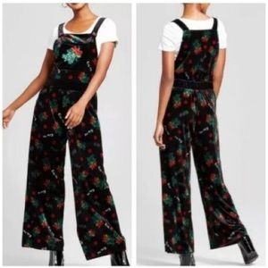 Velour Holiday Overalls